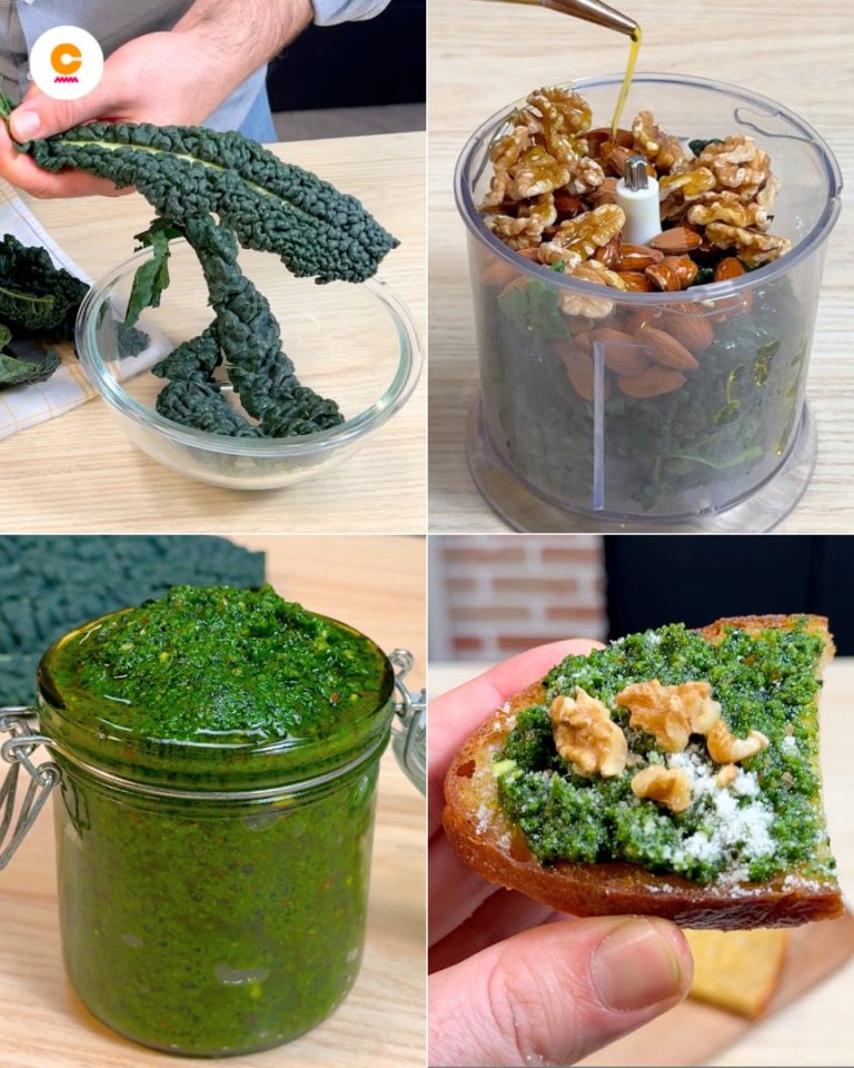 Pesto z czarnej kapusty: przepis na kremowy i smaczny dressing