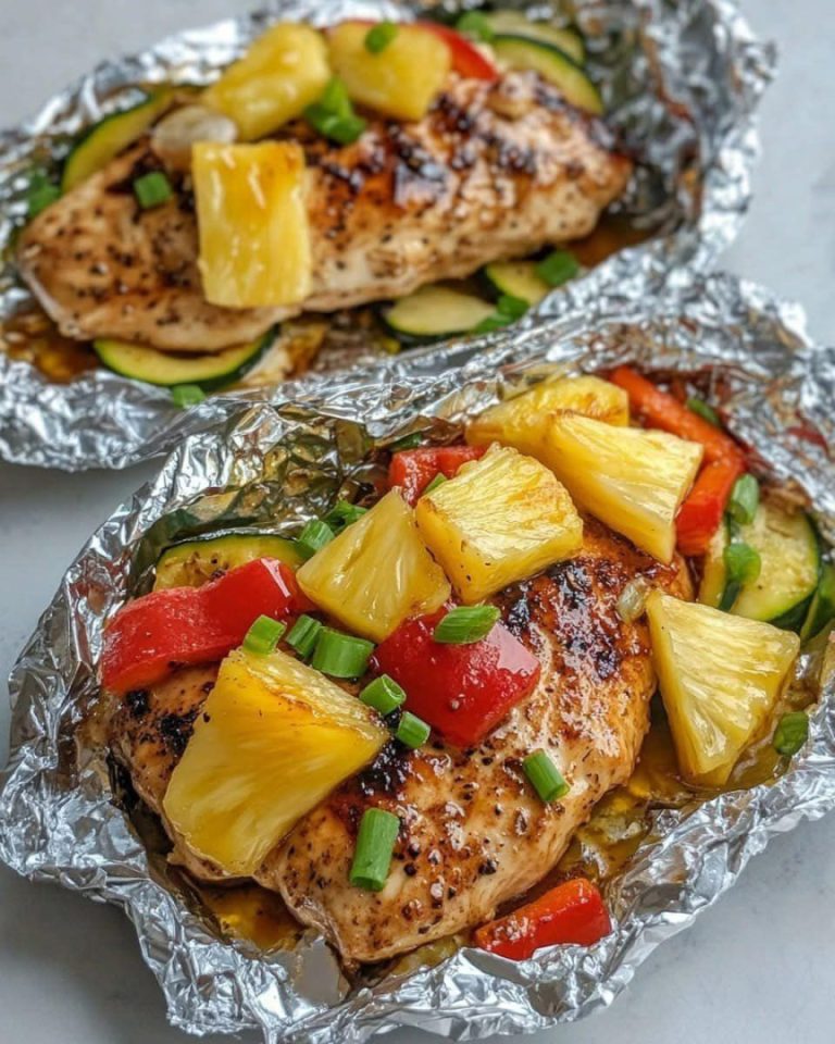 Paszteciki z ananasem i kurczakiem teriyaki