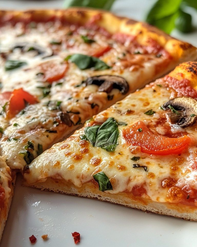 Domowa Pizza z Pulchnym Ciastem i Aromatycznym Ziołowym Sosem Pomidorowym – Przepis, który Pokochasz!