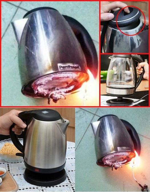 7 Alltagsfehler mit dem Wasserkocher, die nicht nur teuer, sondern auch gefährlich sind