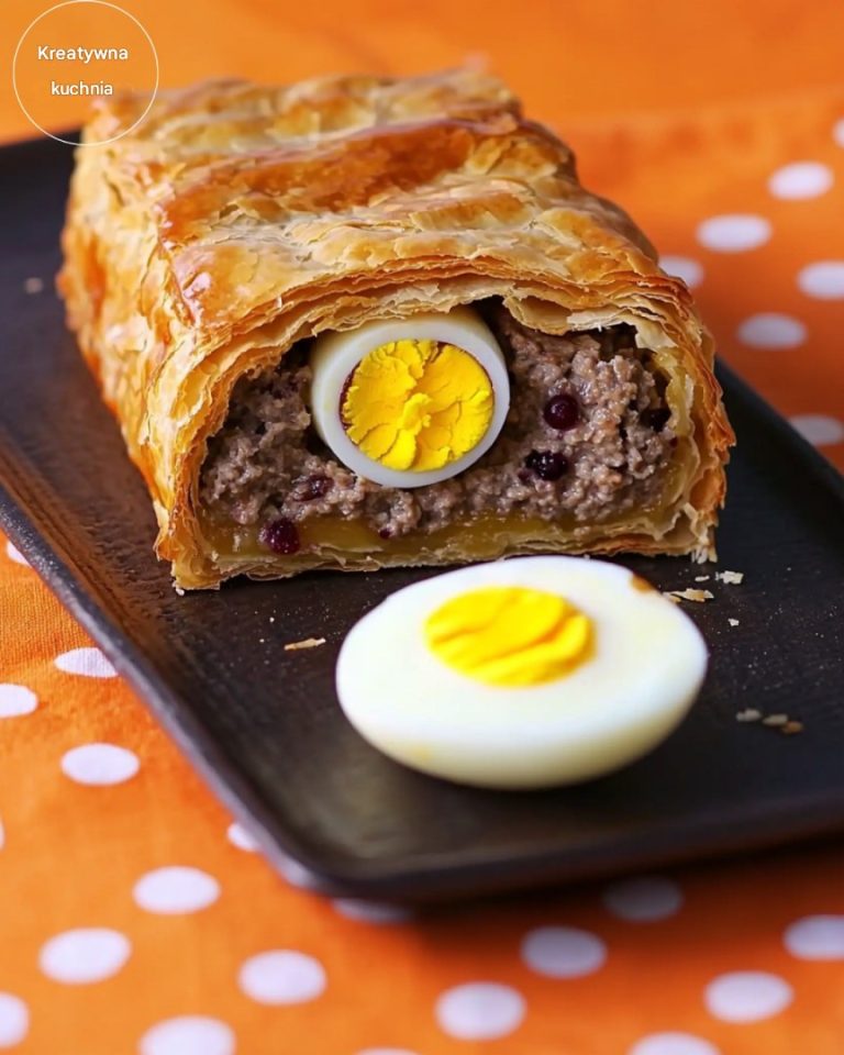 Tradycyjny makaron Berrichon (makaron na cieście, a nie bułka sushi