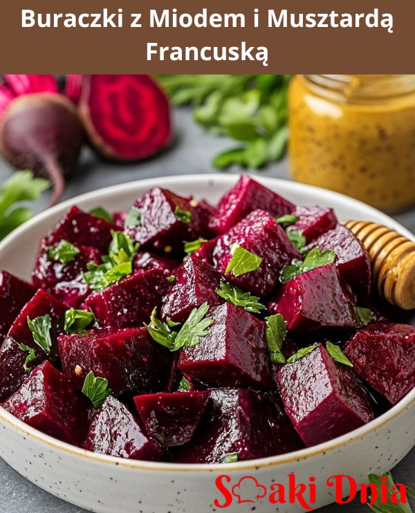 Buraczki z Miodem i Musztardą Francuską