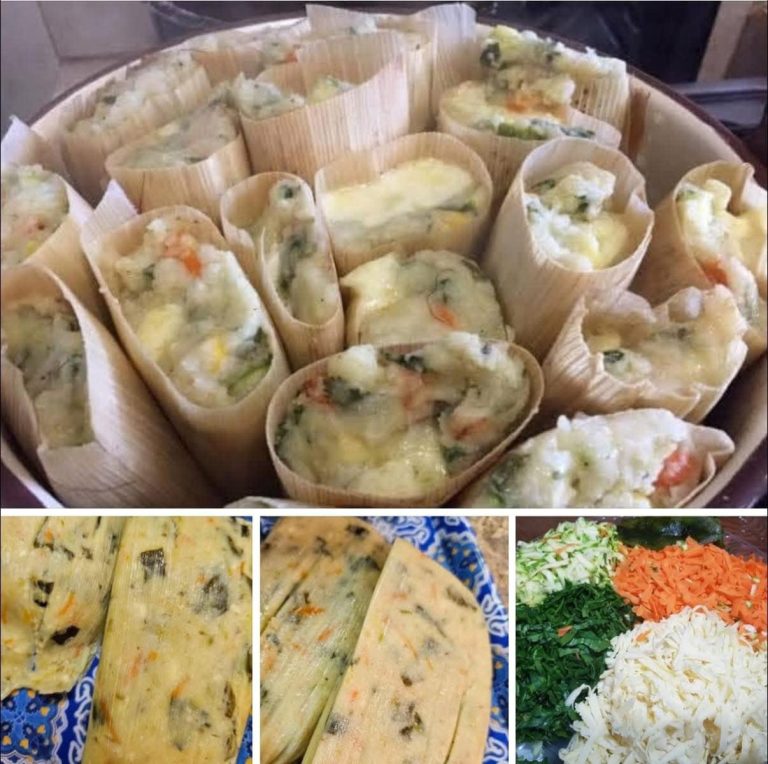 TAMALES WARZYWNE Z SEREM