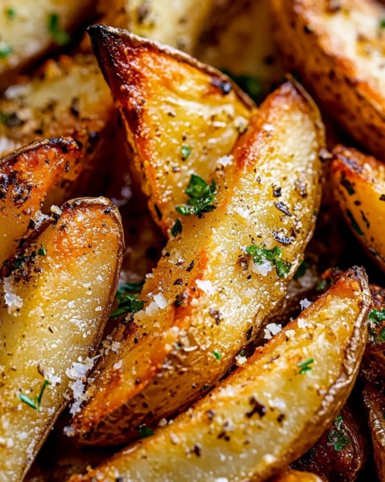 Pieczone ziemniaki z czosnkiem i parmezanem – niezawodny dodatek do każdego dania