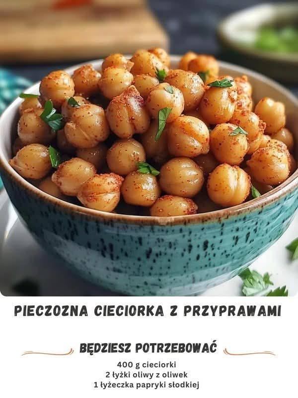 PIECZONA CIECIORKA Z PRZYPRAWAMI – CHRUPIĄCA PRZEKĄSKA!  Idealna na zdrową przekąskę!