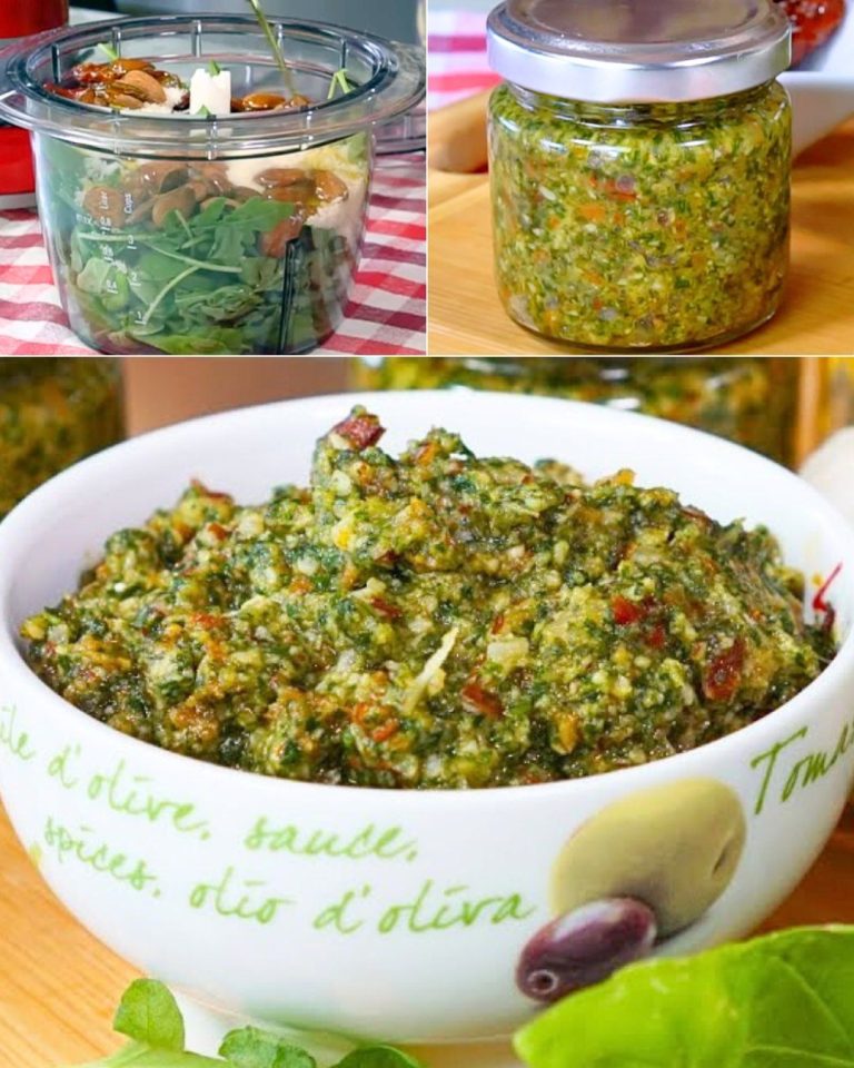 Pesto z Rukoli i Suszonych Pomidorów: Wyjątkowa Przyprawa o Świeżym Smaku