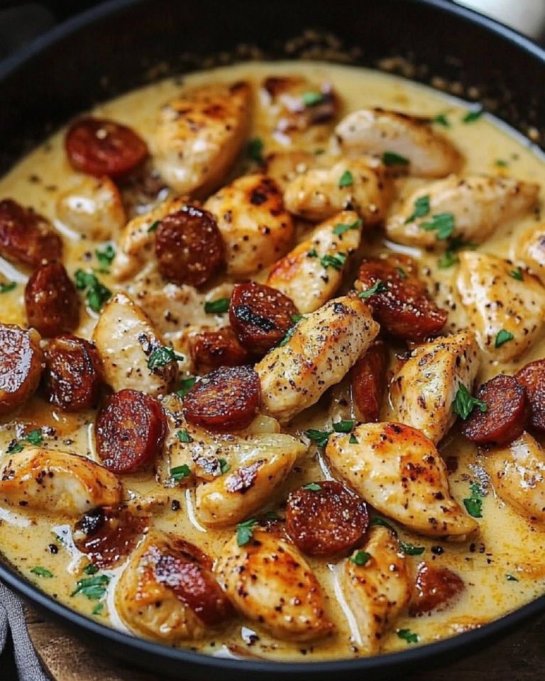 Kurczak z Chorizo w Kremowym Sosie Czosnkowym – Wyjątkowa Potrawa na Każdą Okazję Edi tor
