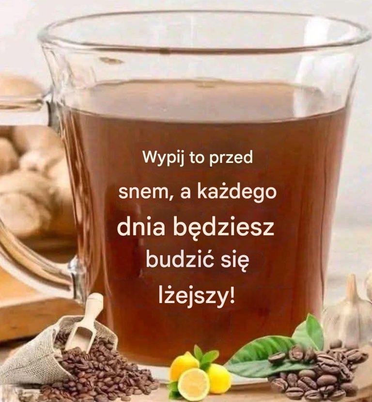 Zasługujesz na to, żeby budzić się każdego dnia lżejsza! Wypij to przed snem!