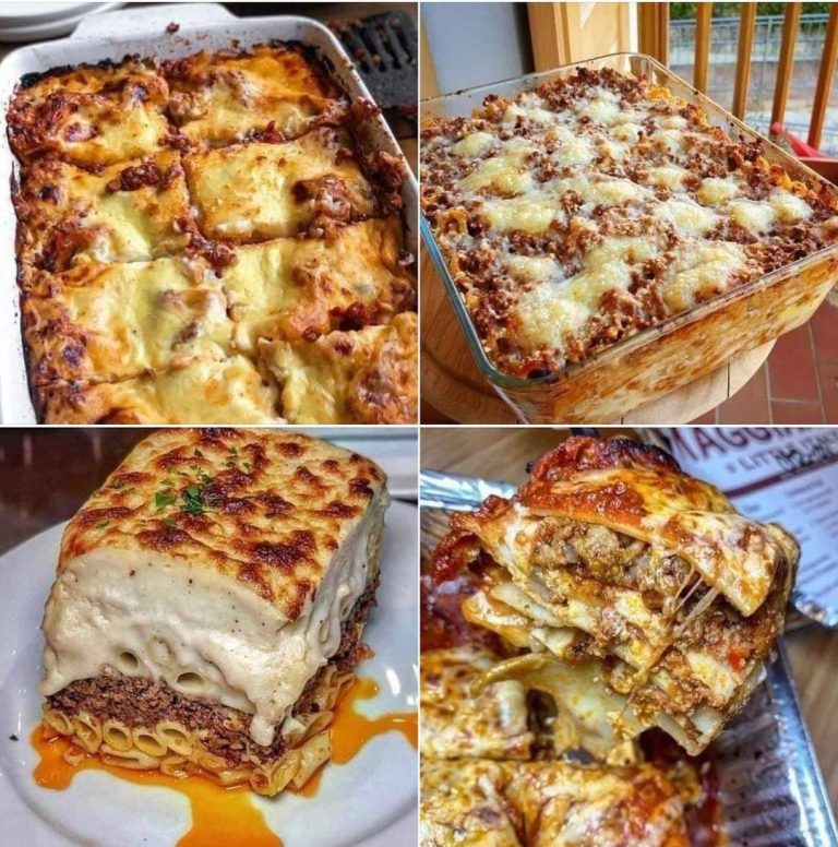 Wyjątkowa lasagne z bakłażanem, kurczakiem, mięsem i serem – połączenie smaków, które oczaruje każdego!