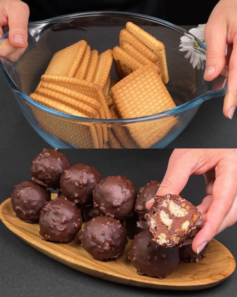 Kuleczki z czekoladą i orzechami