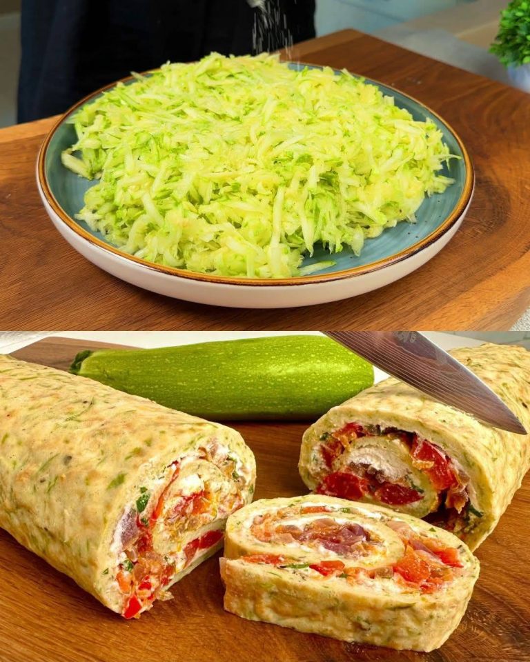 Frittata z cukinii z ricottą i pomidorkami koktajlowymi