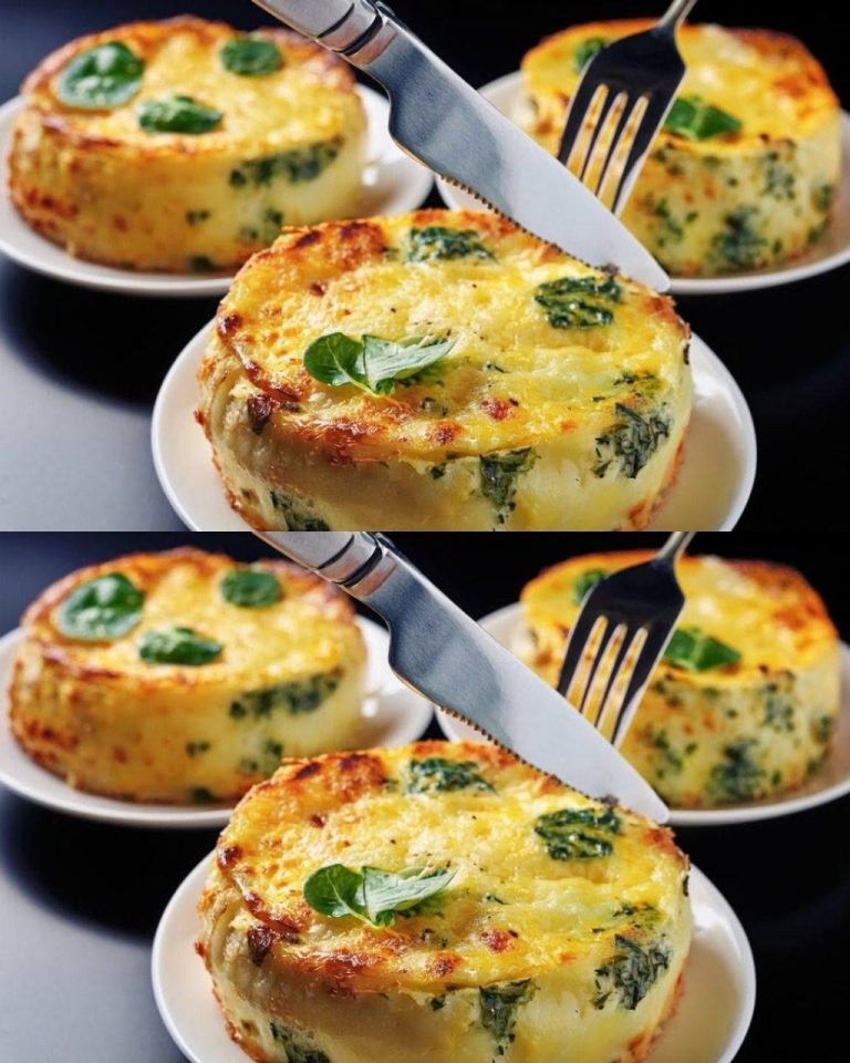 Zielona Frittata z Niespodzianką: Prosty Przepis z 3 Jajek, Ziemniaków i Szpinaku, Który Zachwyca