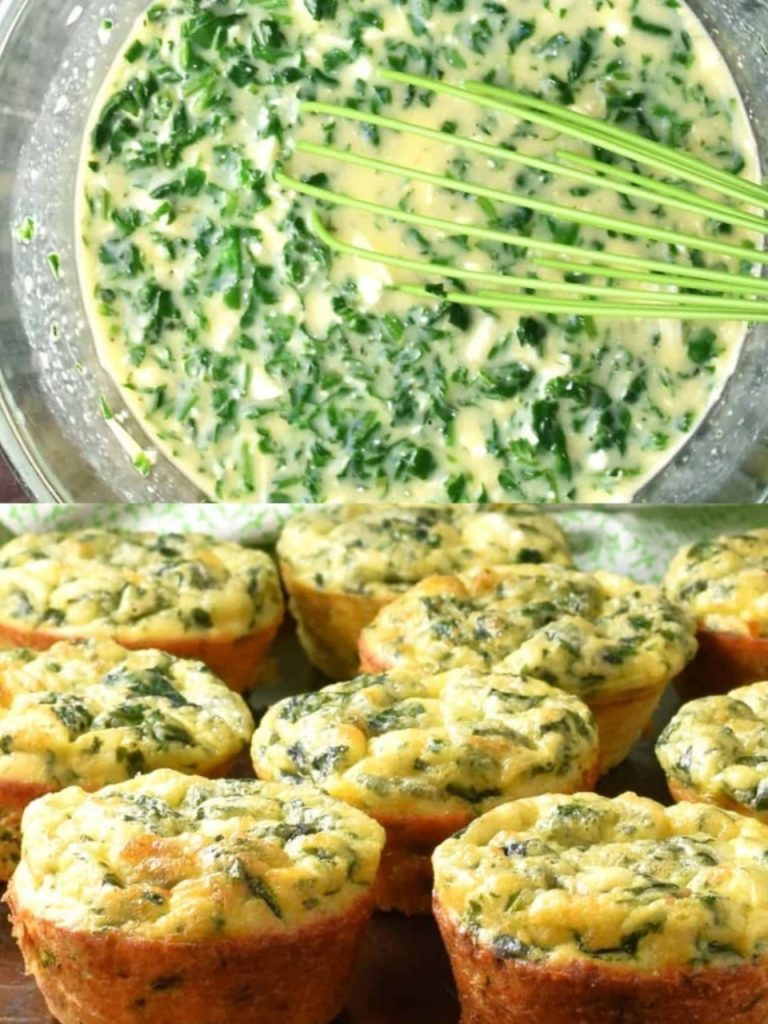 Najlepsze muffiny ze szpinakiem i serem