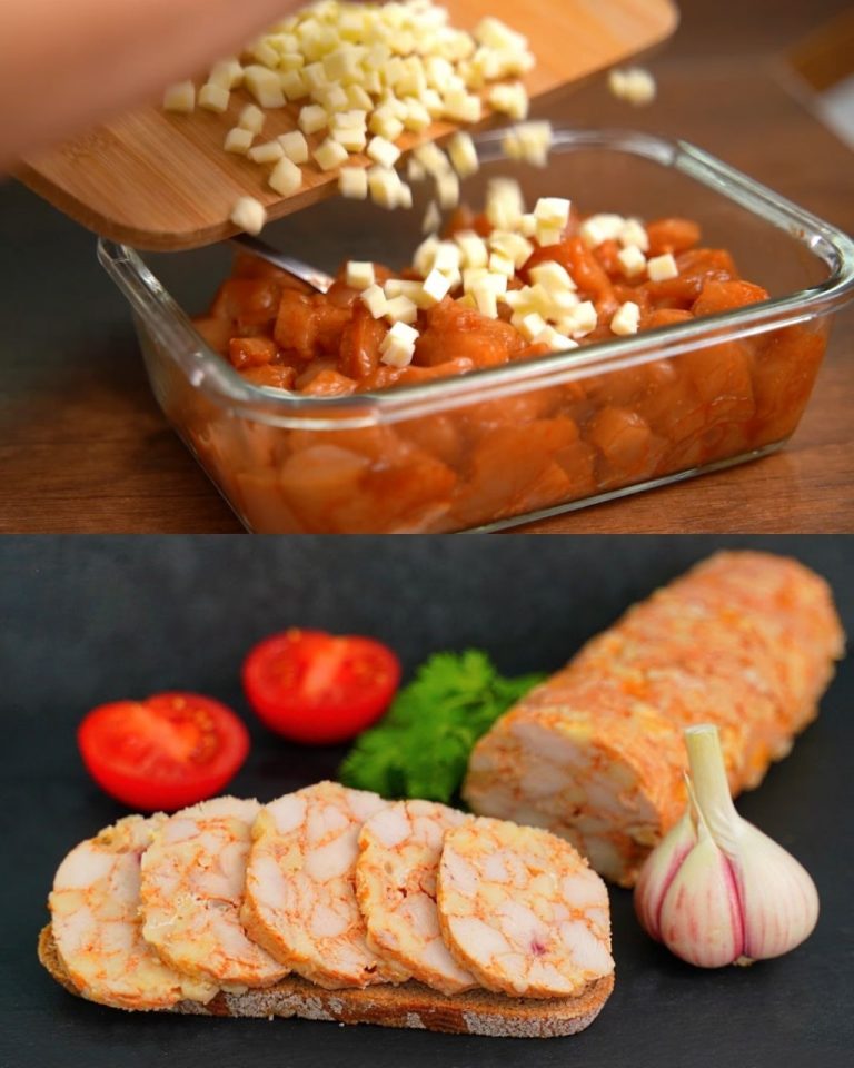 Odrzuć to powiadomienie. Dodaj tytuł Pieczona kiełbasa z kurczaka z serem