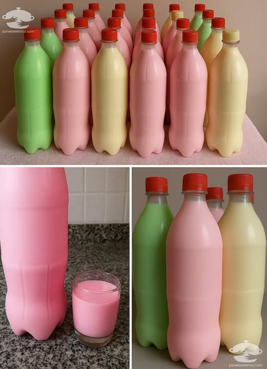 Jogurt butelkowany: Kokos, Truskawka i Ananas