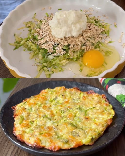 Pieczone placki z cukinii i sera