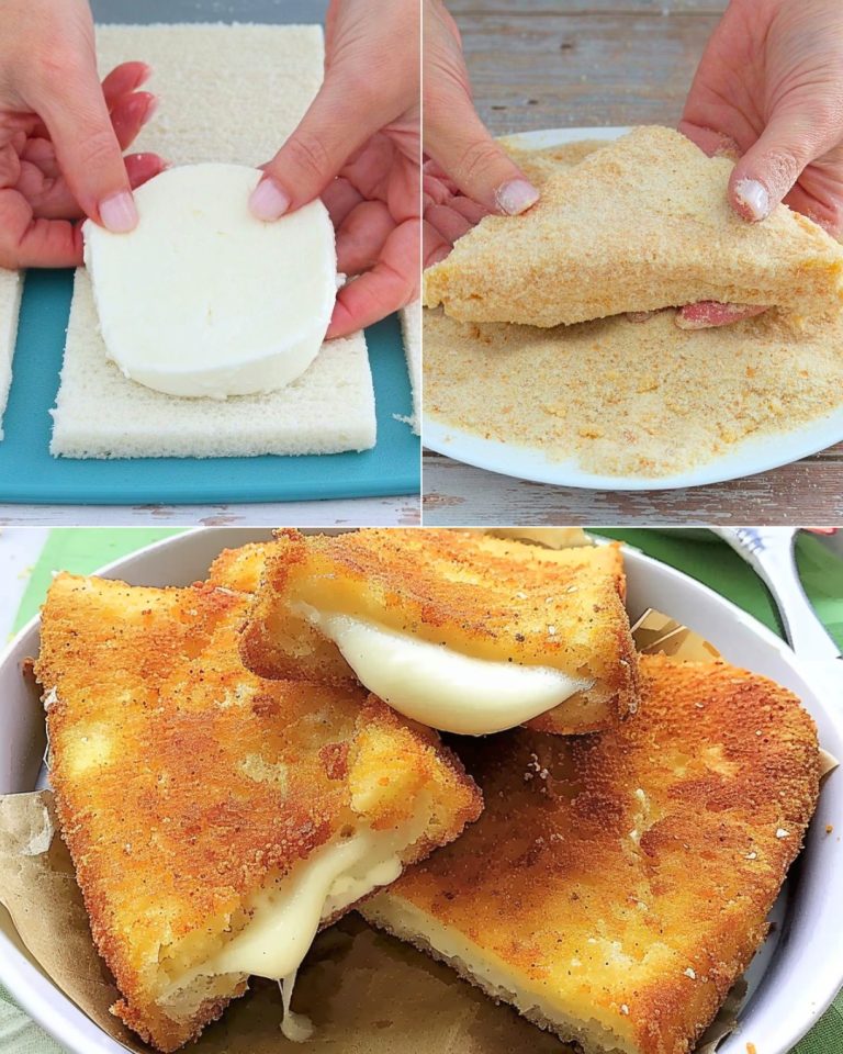 Pieczona Mozzarella w Carrozza: lekki, smaczny i ciągnący przepis