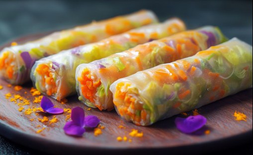 Zawijane Smaki Orientu: Kapuściane Sajgonki z Ostrym Majonezem Chili