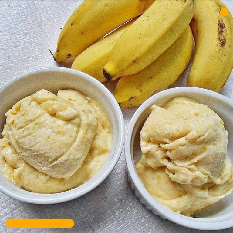 Domowe lody jabłkowo-bananowe