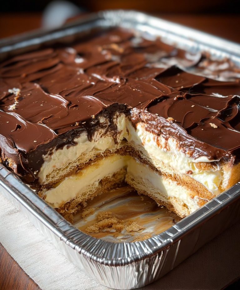 Ciasto ekler bez pieczenia z czekoladą – Pyszny deser bez piekarnika