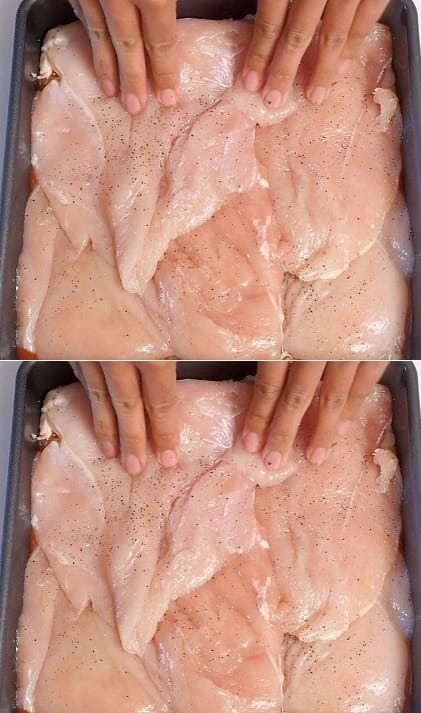Zapiekanka z kurczaka z parmezanem