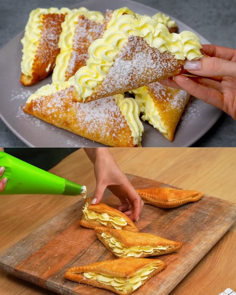 Deser z ciasta francuskiego, w zaledwie 10 minut