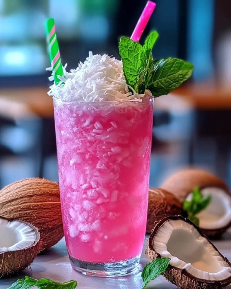 Różany Raj w Szklance: Egzotyczny Mojito z Kokosem i Nutą Róży