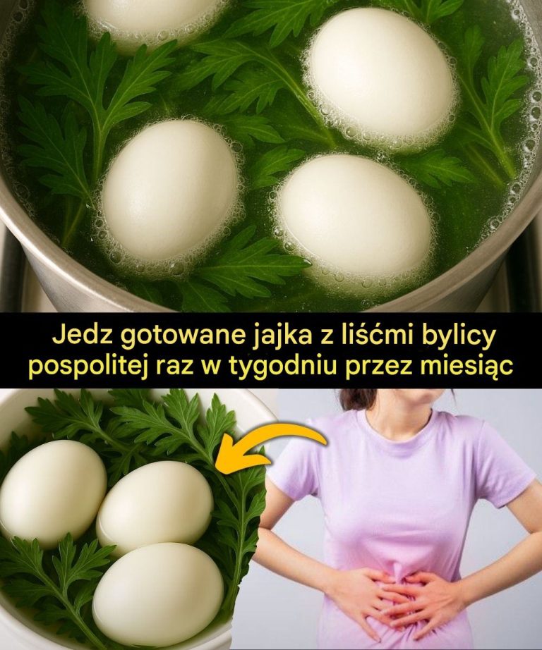 Kobiety, które jedzą gotowane jajka z liśćmi bylicy pospolitej raz w tygodniu przez miesiąc, cieszą się 4 zaskakującymi korzyściami zdrowotnymi