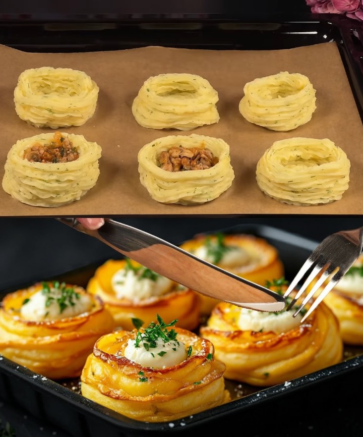 Przepis na zapiekankę z kurczaka z puree ziemniaczanym