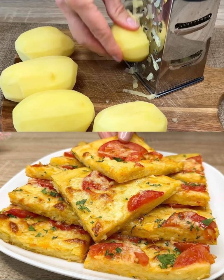 Lepsze niż pizza! Po prostu zetrzyj ziemniaki! Łatwy, szybki i tani przepis.