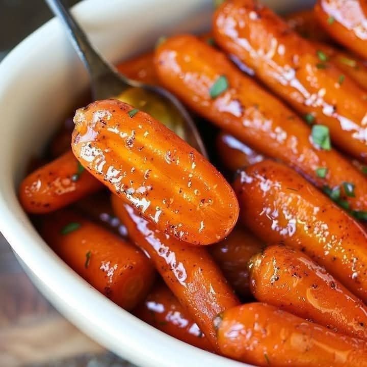 Pieczone marchewki w miodowo-czosnkowej glazurze – słodko-słony przysmak z nutą maślanego aromatu