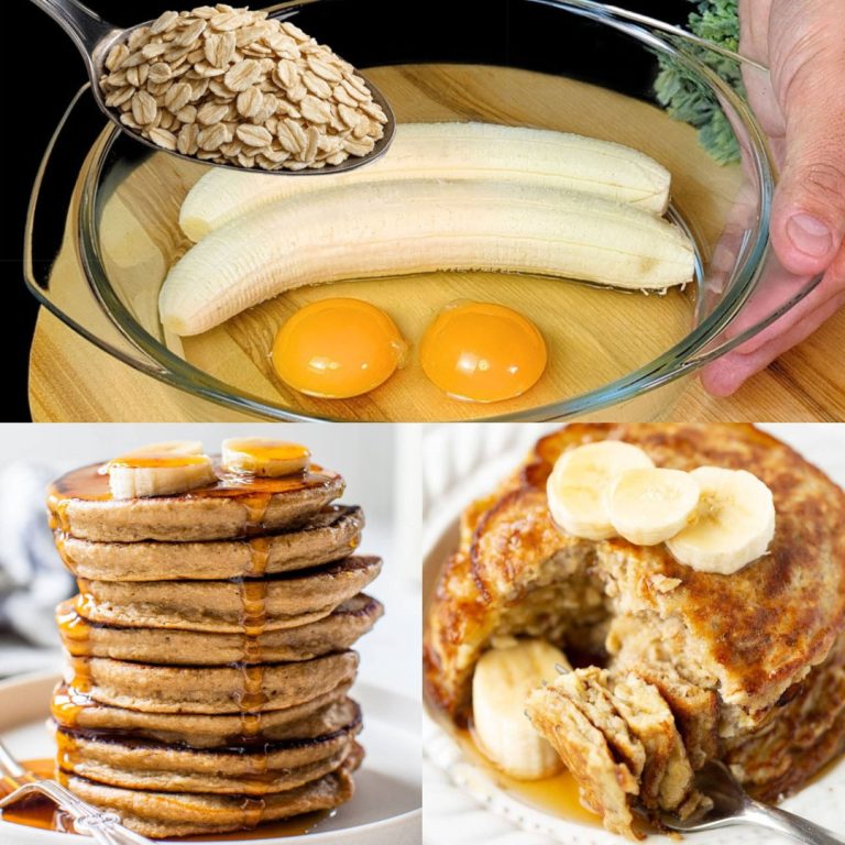 Wymieszaj płatki owsiane z bananami i jajkami! Deser bez pieczenia w 5 minut