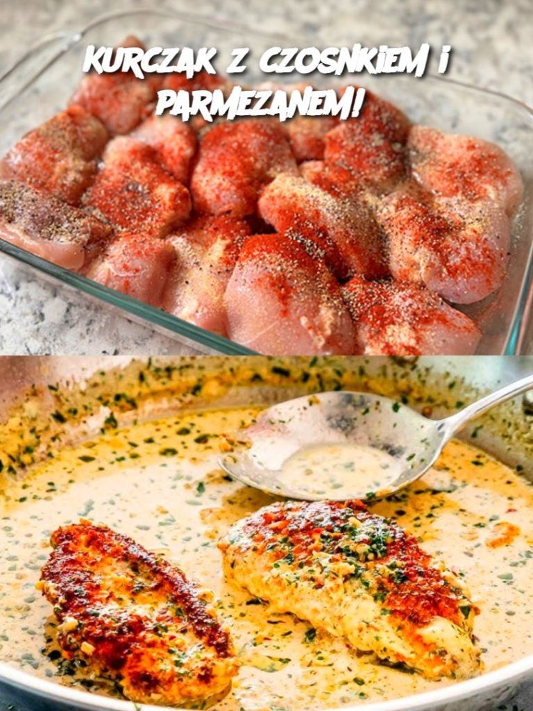 Kurczak z czosnkiem i parmezanem!