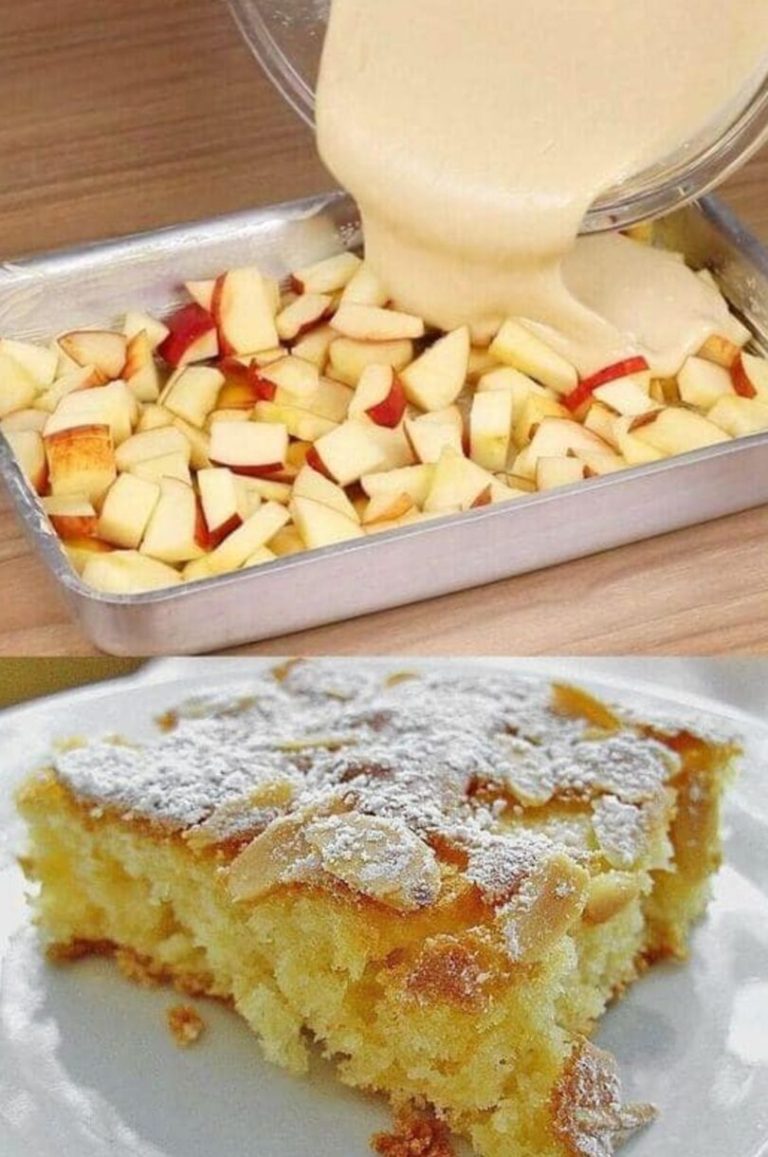 Szarlotka z budyniem waniliowym
