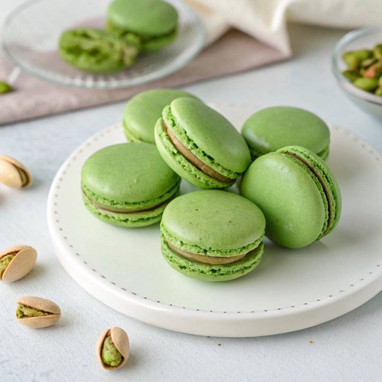 Pyszne makaroniki pistacjowe