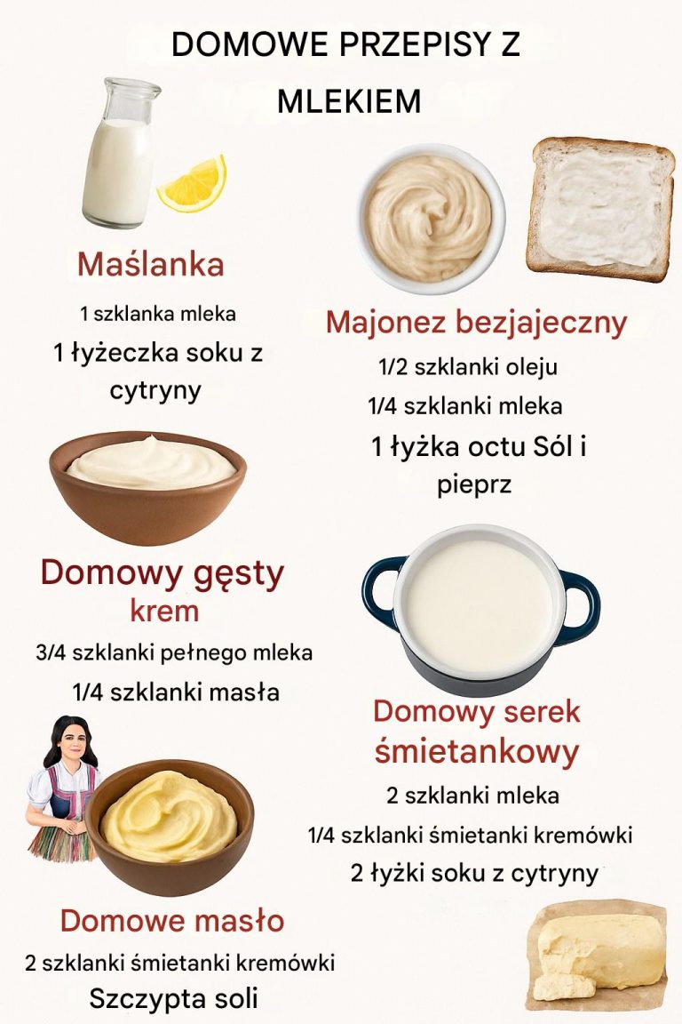 Domowe kremowe pyszności: maślanka, majonez bezjajeczny i serek śmietankowy »