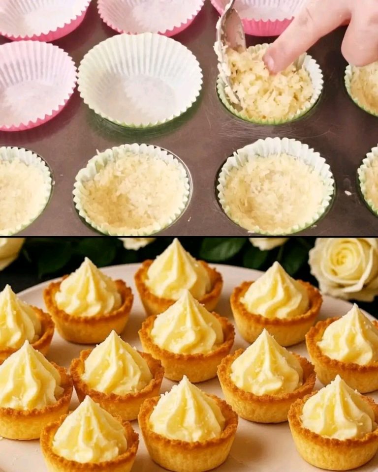 Tartaletki kokosowe z kremem Tarta kokosowa bez mąki