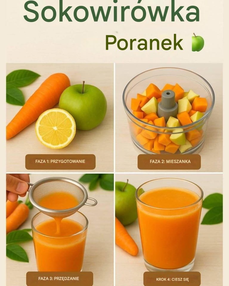 Sok z marchwi, cytryny/limonki i jabłka