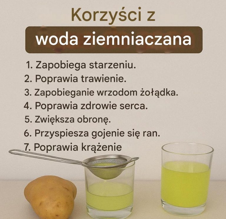 Odkryj zaskakujące korzyści zdrowotne wody ziemniaczanej