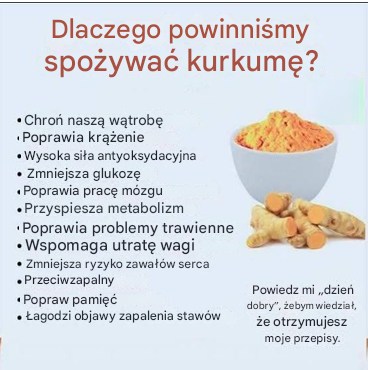Herbata cytrynowa z kurkumą to nie tylko orzeźwiający i aromatyczny napój, ale także prawdziwy eliksir zdrowia. Dzięki swoim właściwościom wspiera pracę mózgu, przyspiesza metabolizm, poprawia trawienie i może być pomocna w procesie odchudzania. Co więcej, regularne spożywanie tego napoju może zmniejszyć ryzyko zawału serca. Oto jak przygotować ten cudowny eliksir w zaledwie kilku prostych krokach.  Składniki: Cytryna: bogata w witaminę C, wspomaga odporność i oczyszcza organizm. Kurkuma: silnie przeciwzapalna, działa korzystnie na układ nerwowy i wspiera funkcjonowanie mózgu. Przygotowanie: Przygotowanie: Przygotuj składniki: Pokrój cytrynę w cienkie plasterki i włóż je do rondla z wodą oraz łyżką kurkumy. Gotuj: Postaw rondel na ogniu i gotuj przez około 5 minut. Dzięki temu wszystkie wartościowe składniki uwolnią się do wody.        Podgrzej: Jeśli napój ostygnie, możesz go podgrzać przed podaniem. Odcedź płyn, aby pozbyć się resztek skórek i przypraw. Dostosuj smak: Herbata jest naturalnie kwaśna, dlatego możesz dodać odrobinę słodzika, aby uzyskać bardziej przyjemny smak. Sposób spożycia: Należy przyjmować świeżo przygotowany preparat po posiłku. Herbata cytrynowa z kurkumą działa najlepiej, gdy spożywa się ją regularnie, ale nie dłużej niż przez 3 dni z rzędu. To pozwala organizmowi na maksymalne wykorzystanie jej właściwości, unikając jednocześnie nadmiernego obciążenia.  Przepis jest kontynuowany na następnej stronie  zobacz więcej na następnej stronie Reklama