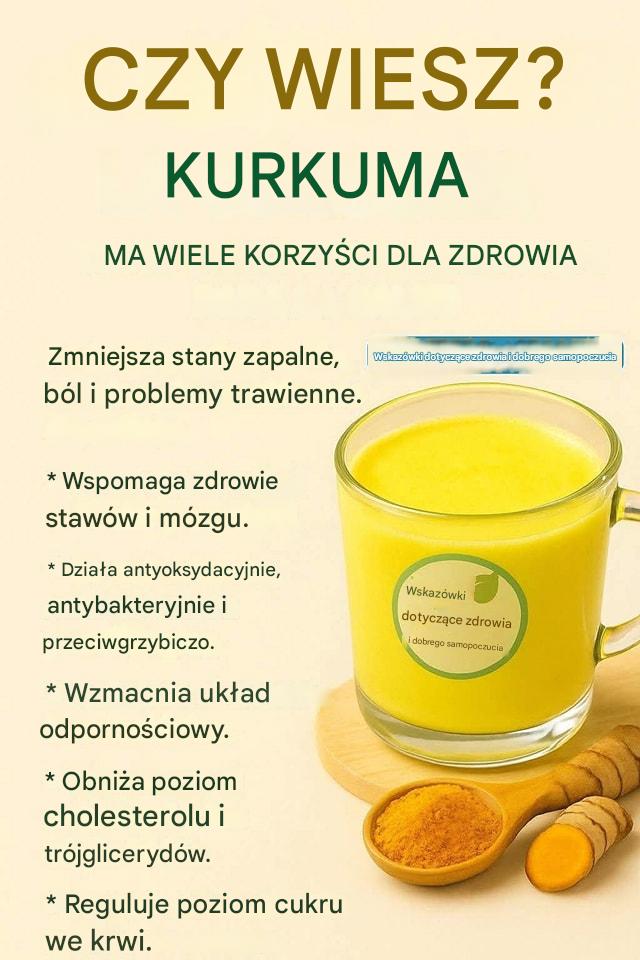 Korzyści kurkumy