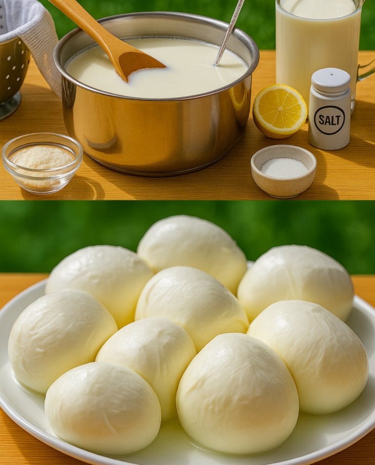 Wyjątkowy przepis na domową mozzarellę – smak, który podbije Twoje podniebienie!Wyjątkowy przepis na domową mozzarellę – smak, który podbije Twoje podniebienie!