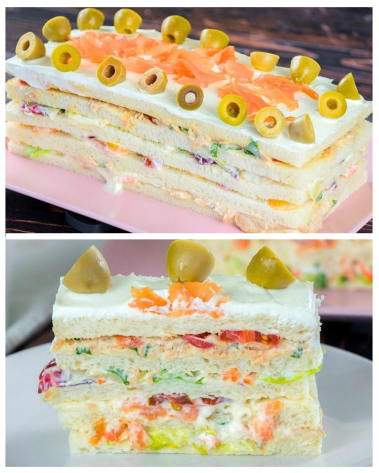 Tort kanapkowy: Piękny i super pyszny!