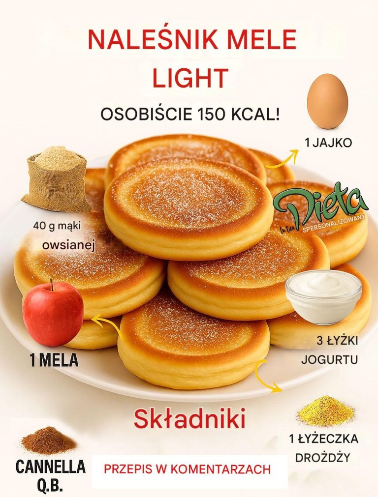 Moje zdrowe naleśniki: maksimum energii i zero głodu aż do obiadu! Tylko 150 kcal