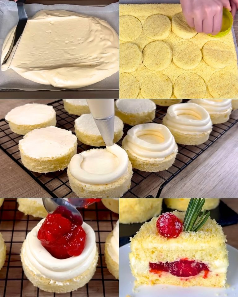 Mini tort truskawkowy: przepis na słodkie i nieodparte desery