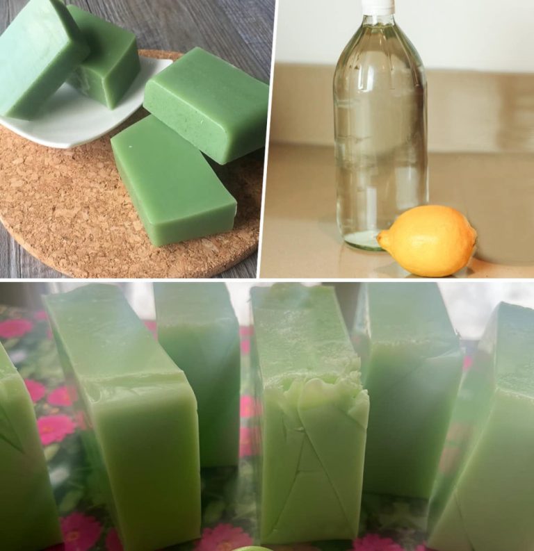 Mydło naturalne DIY: soda kaustyczna bez przepisu z octem, cytryną i alkoholem