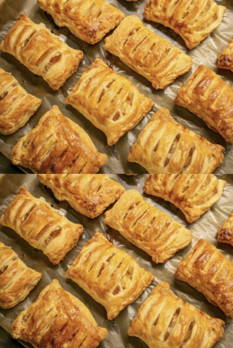 Łatwe ciasto francuskie z jabłkami