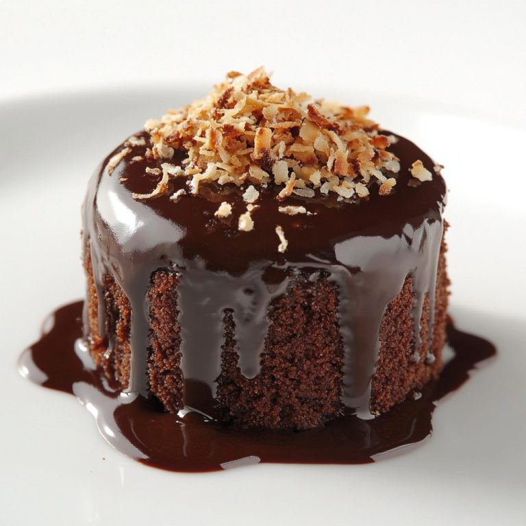 Fondant czekoladowo-kokosowy