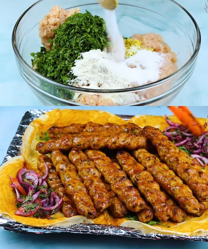 „Soczysty Kebab z Kurczaka na Grillu w Piekarniku – Wyjątkowe Przyprawy i Niezapomniany Smak