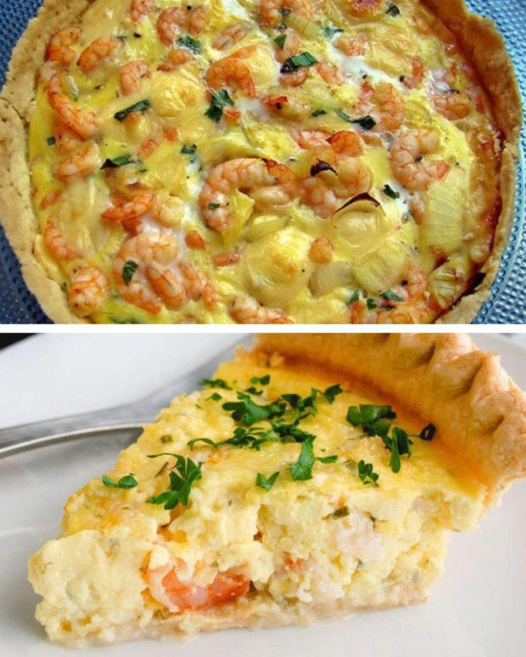Pyszny i łatwy w przygotowaniu quiche z krewetkami
